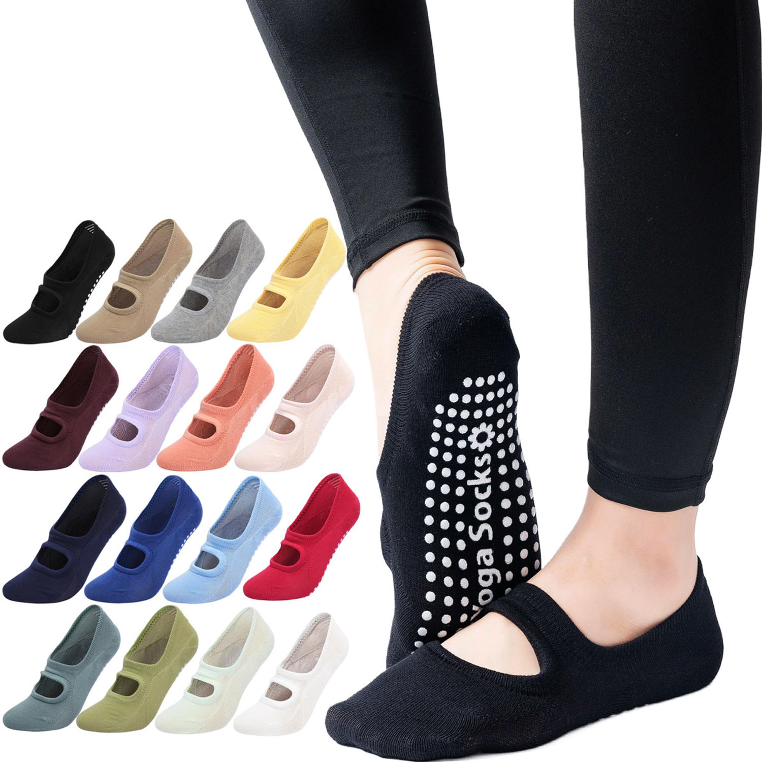 Pilates Yoga And Gym - Calcetines de Yoga de Alta Calidad