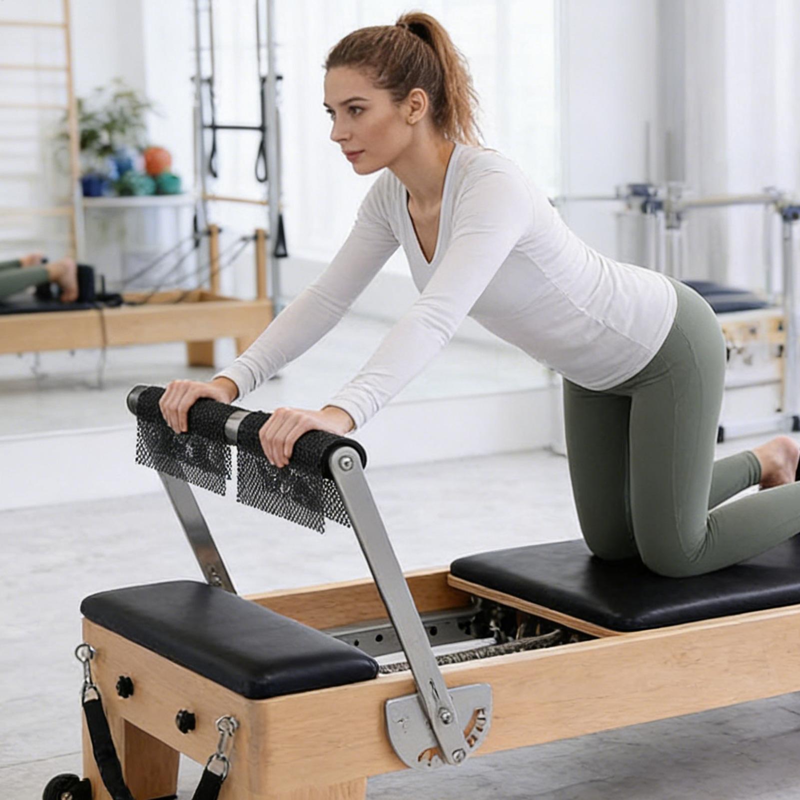Pilates Yoga Mat Workout - Alfombrilla antideslizante para Pilates, 4 piezas,