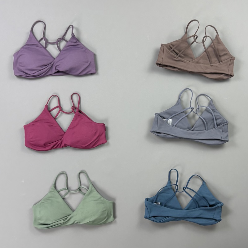 Pilates Yoga And Gym - Sujetador deportivo Vision para mujer, cuello