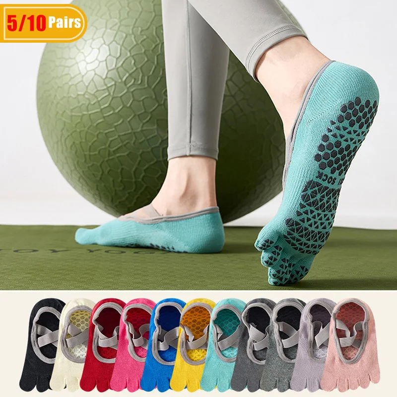Pilates Yoga And Gym - 5/10 Pares de Calcetines de Yoga