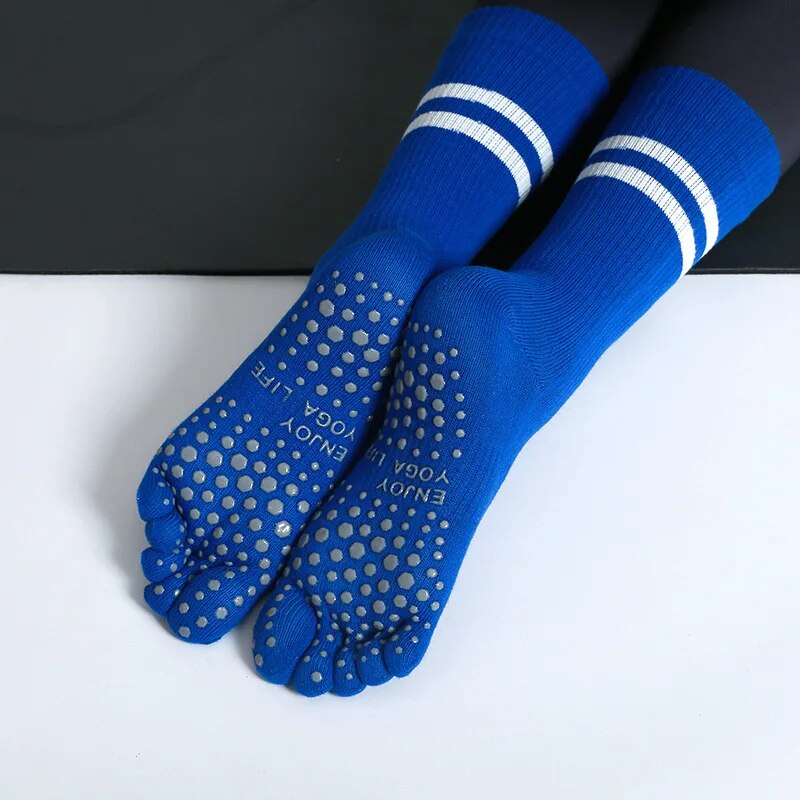 Youtube Yoga Pilates - Calcetines de Yoga transpirables para mujer,