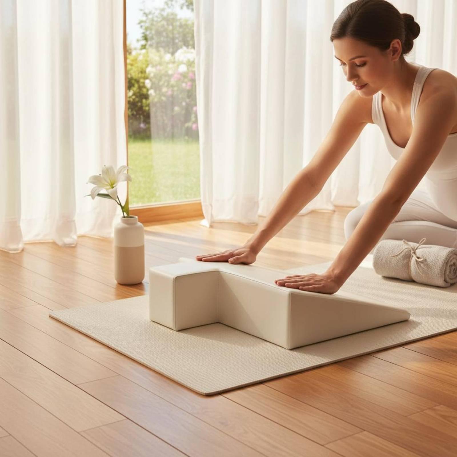 Pilates & Yoga With Katja Youtube - Cojín de Soporte para Maternidad, Espuma