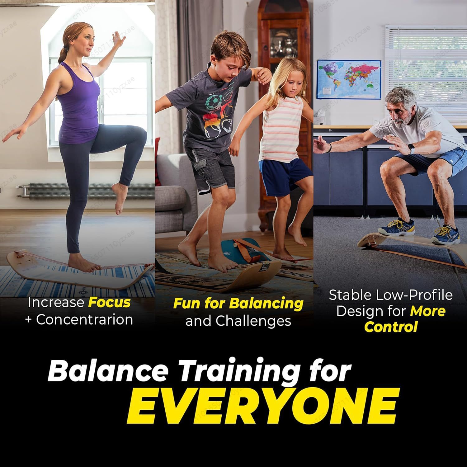Tabla de Equilibrio Slackline  - Balance Board Wobble reseña y precio