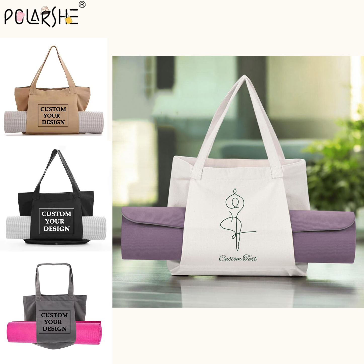 Bolsa de mano personalizada pa - Yoga Mat Bag Carrier reseña y precio