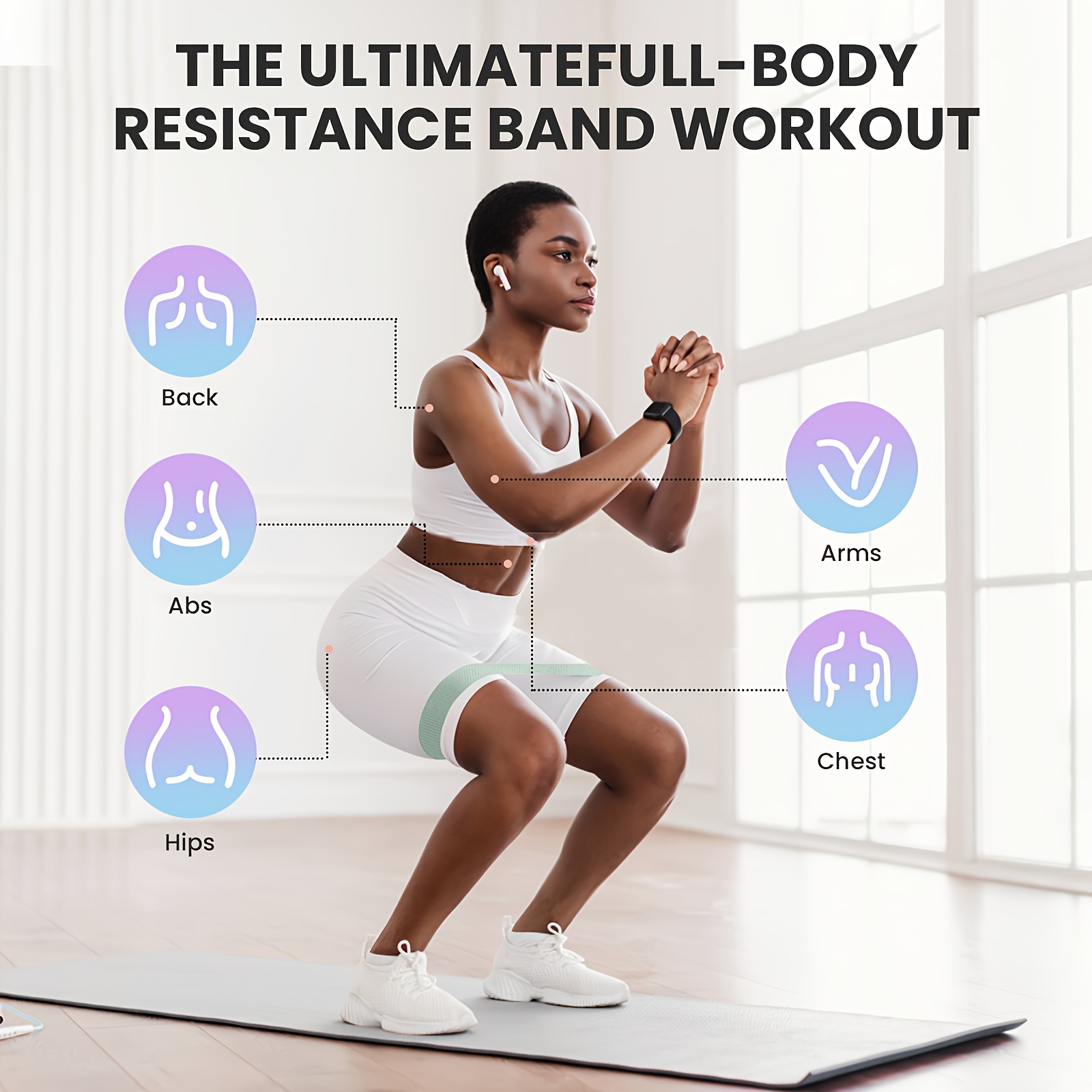 1 unidad/4 unidades de bandas  - Pilates Yoga Body reseña y precio