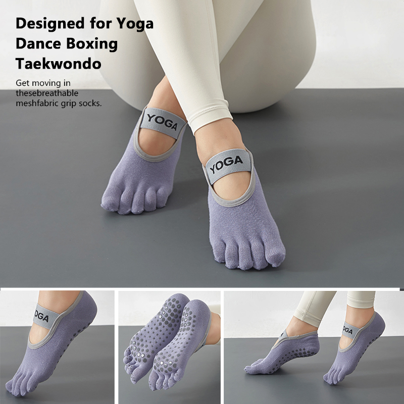 Calcetines de yoga con agarre  - Pilates Yoga Garage reseña y precio