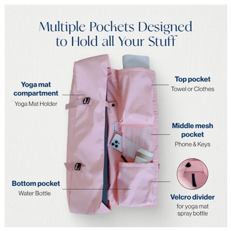 Bolsa para esterilla de Yoga c - Yoga Mat Bag Carrier reseña y precio