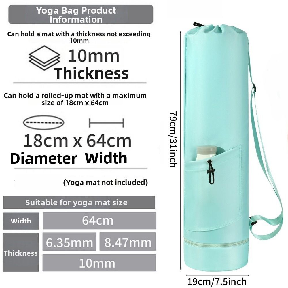 Bolsa de Almacenamiento para E - Yoga Mat Bag Carrier reseña y precio
