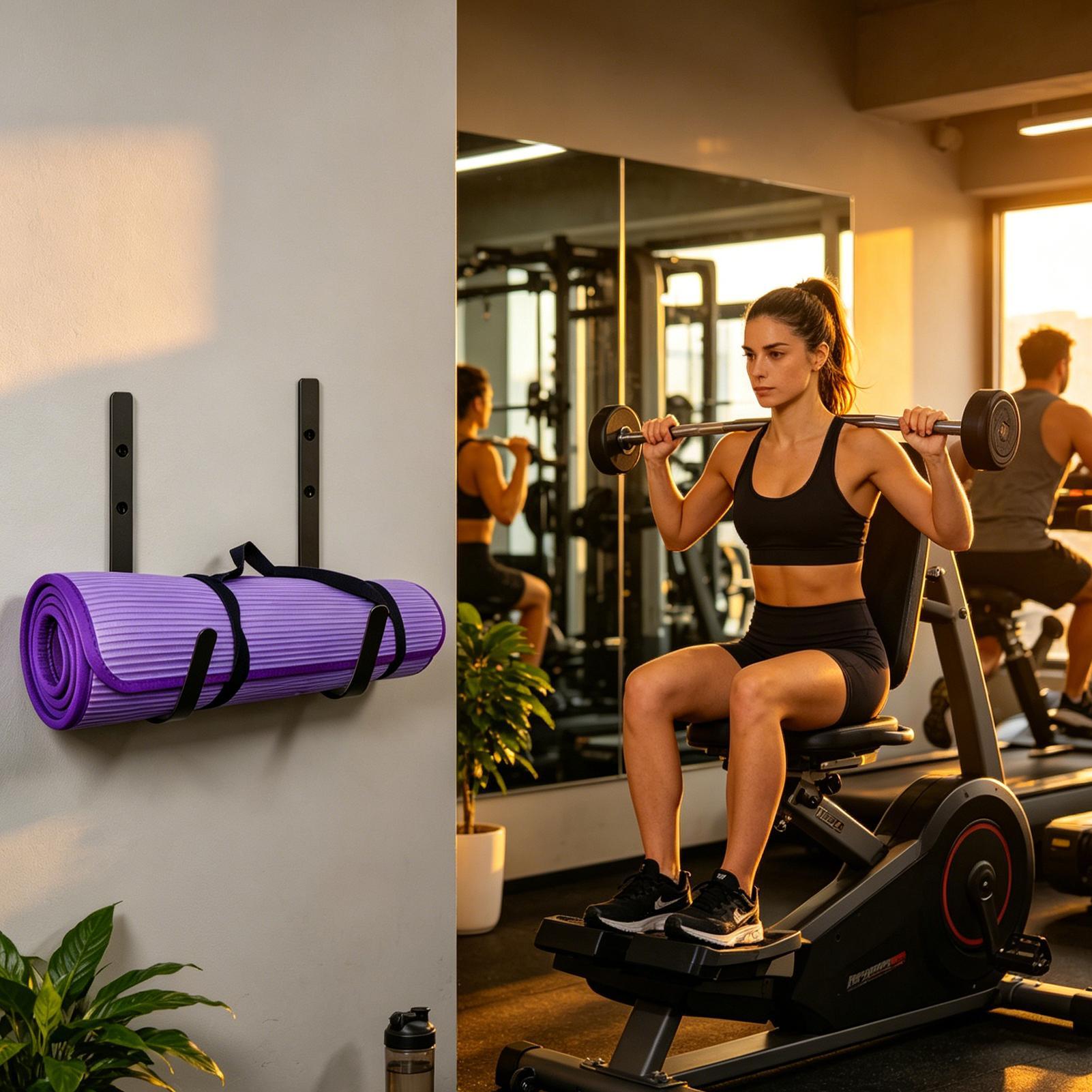 Soporte de pared para colchone - Pilates Yoga Garage reseña y precio