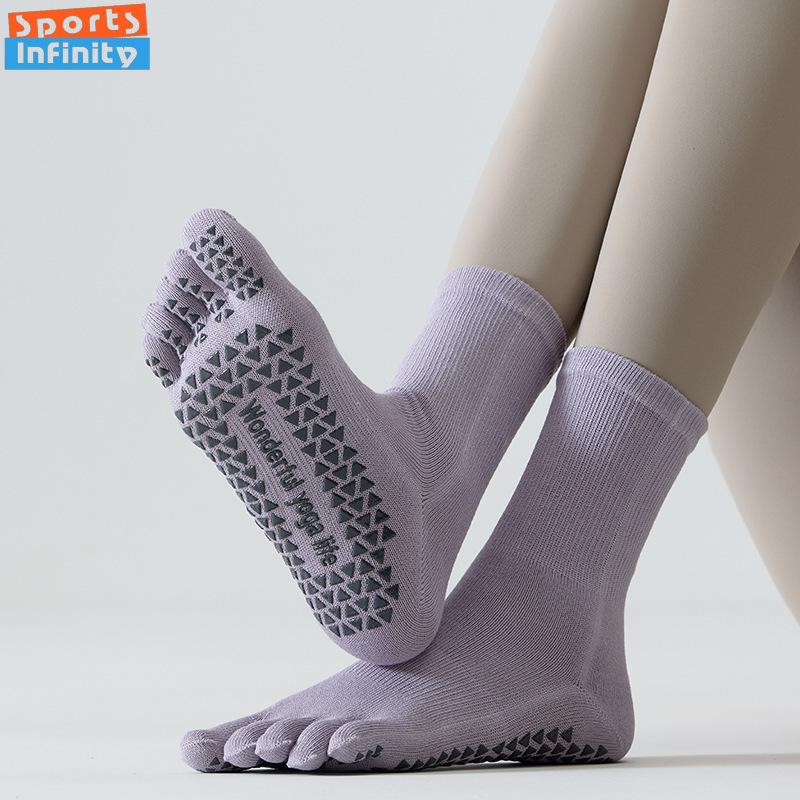 Calcetines de Yoga con punta a - Youtube Yoga Pilates reseña y precio
