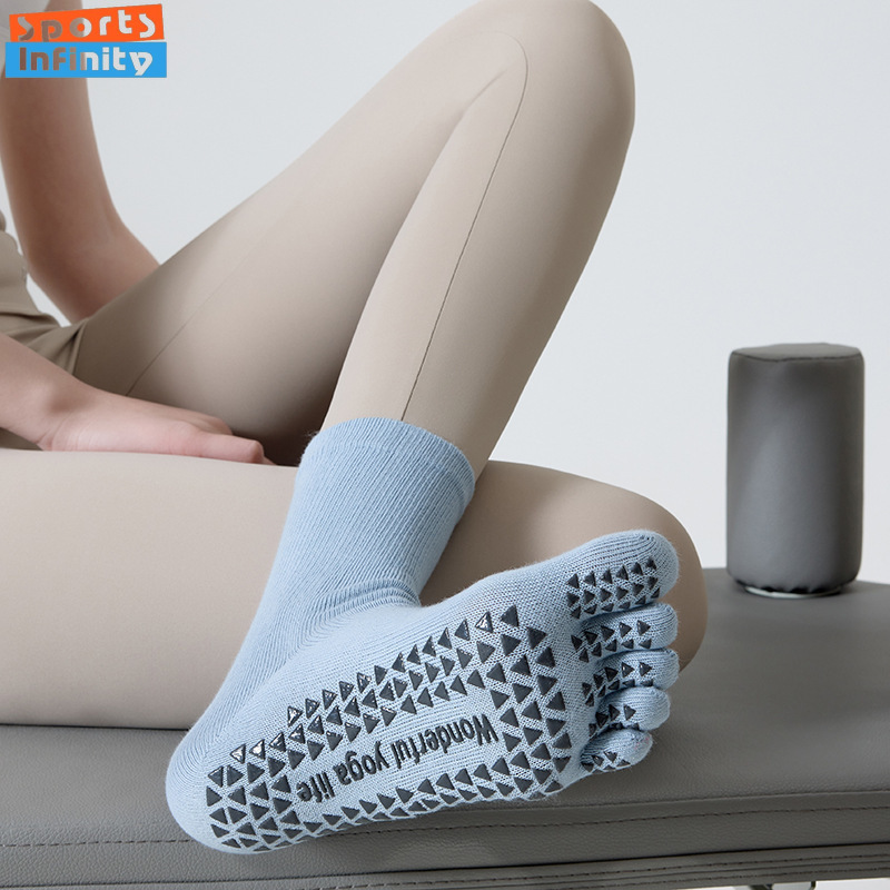Calcetines de Yoga con punta a - Youtube Yoga Pilates reseña y precio