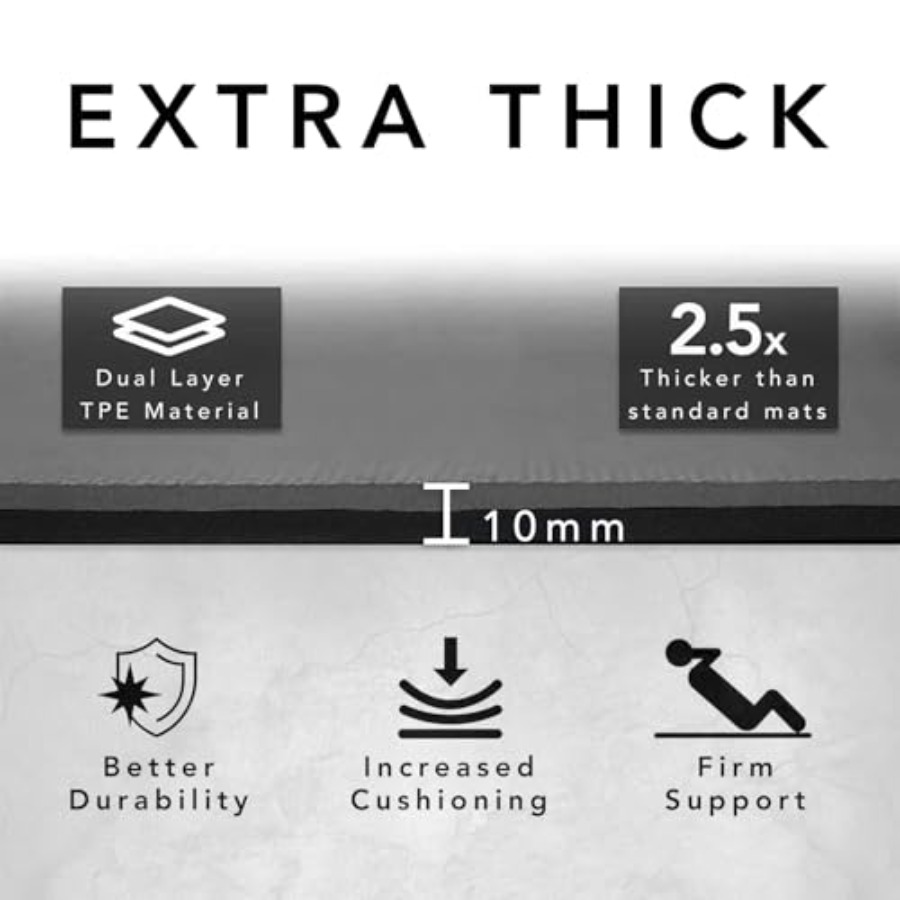 Tapete de Ejercicio Grande, Ex - Pilates Yoga Mat Workout reseña y precio
