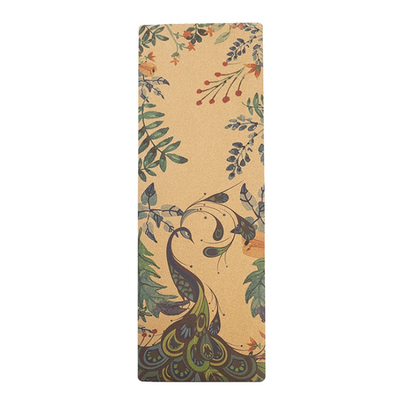Tapete de Yoga de Corcho Impre - Pilates Yoga Mat Workout reseña y precio