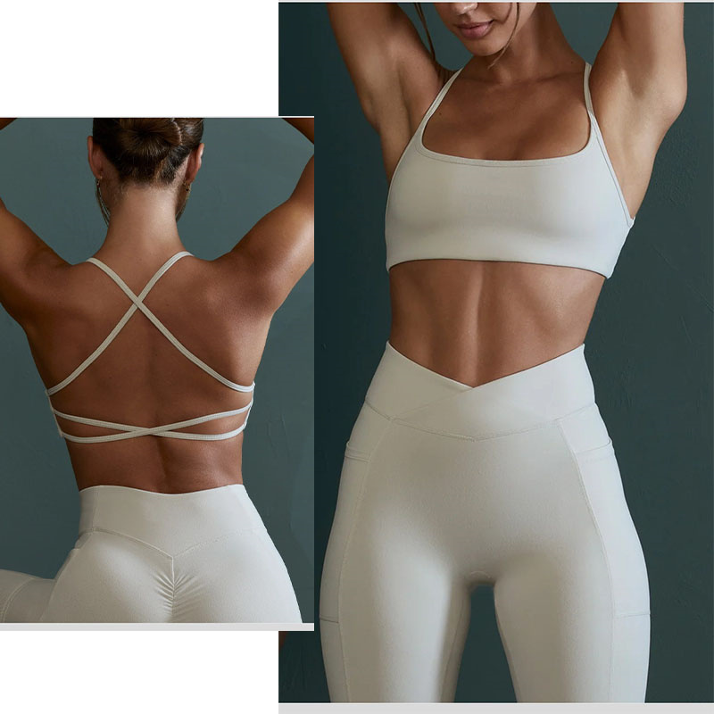 Aiithuug-Sujetador de Yoga con - Pilates Yoga And Gym reseña y precio