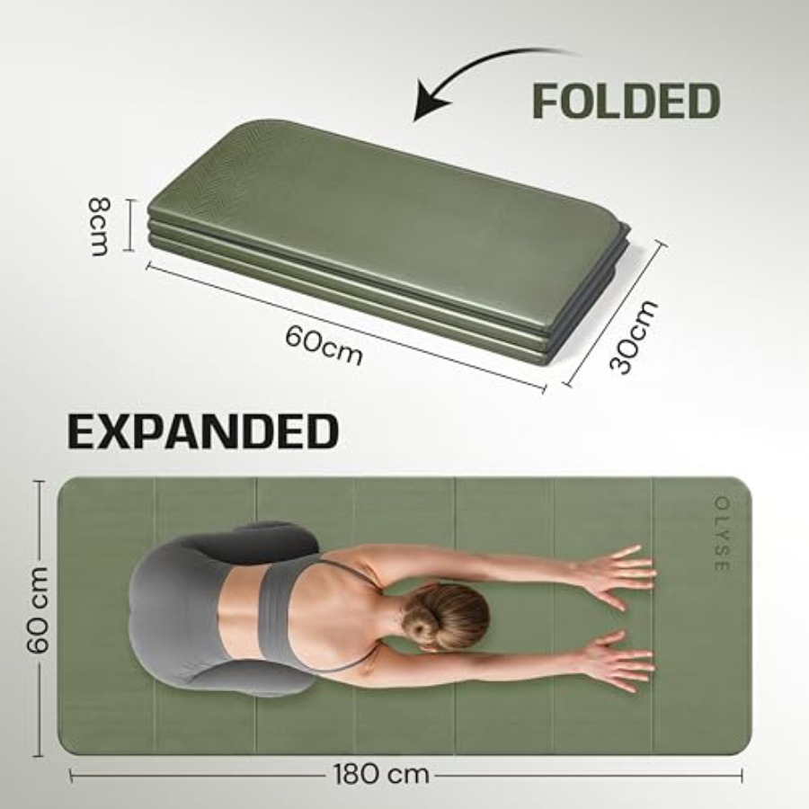 Esterilla de Yoga Plegable par - Pilates Yoga Hiit reseña y precio