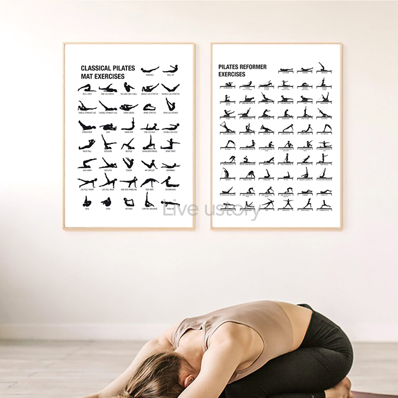 Póster de Lona sin Marco para  - Pilates Yoga And Gym reseña y precio