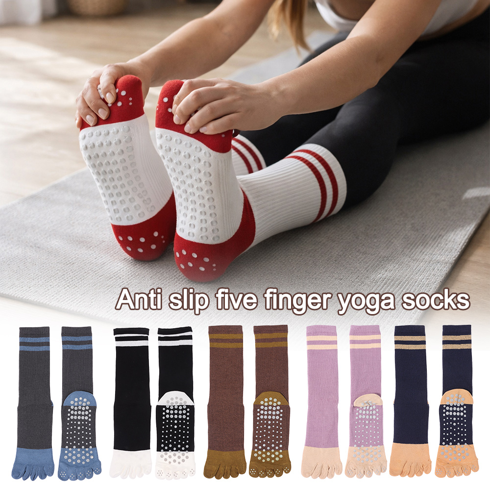 Nuevos calcetines de algodón d - Youtube Yoga Pilates reseña y precio