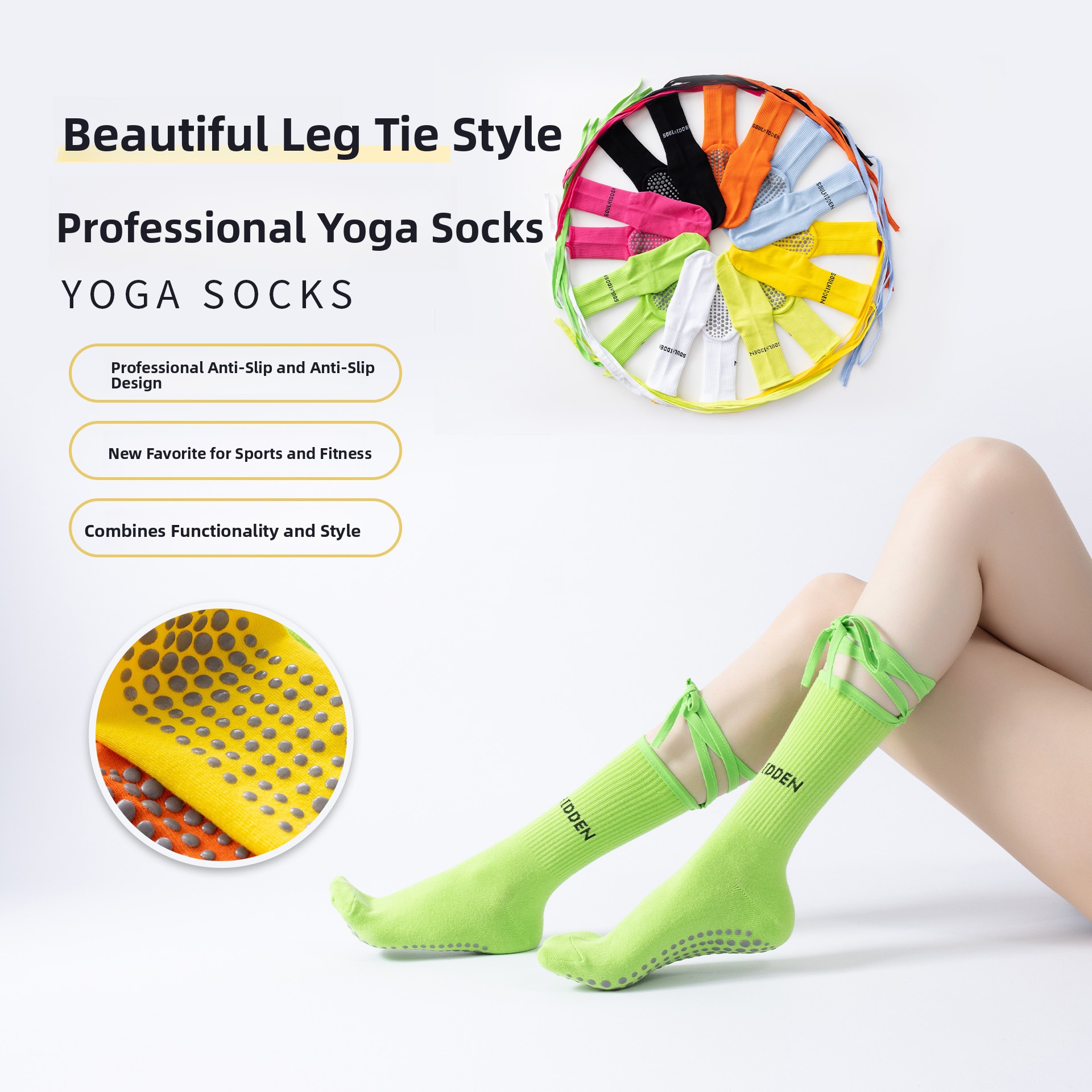 Calcetines de Yoga Modernos co - Pilates Yoga Garage reseña y precio