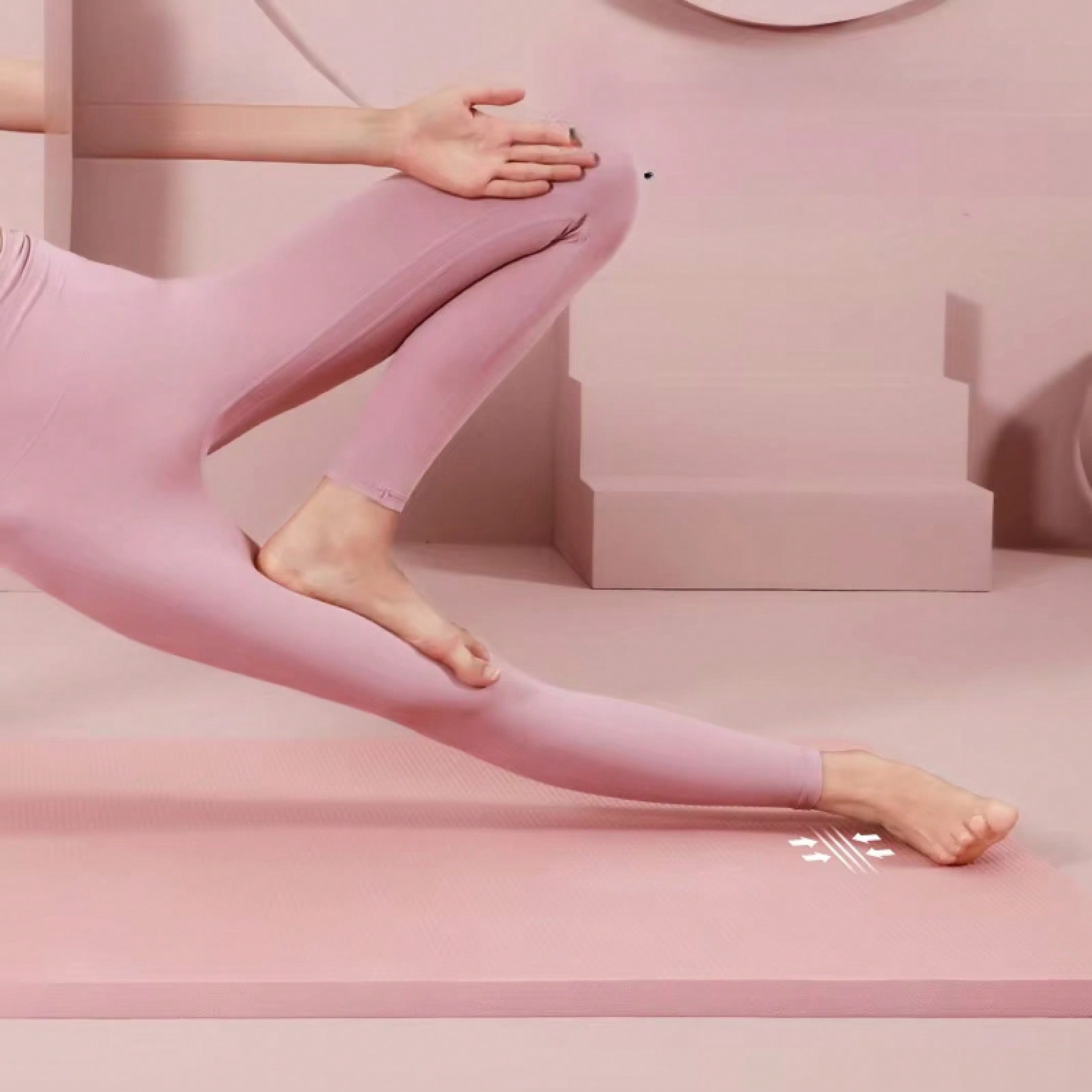 Set de colchoneta de yoga anti - Pilates Yoga Mat Workout reseña y precio