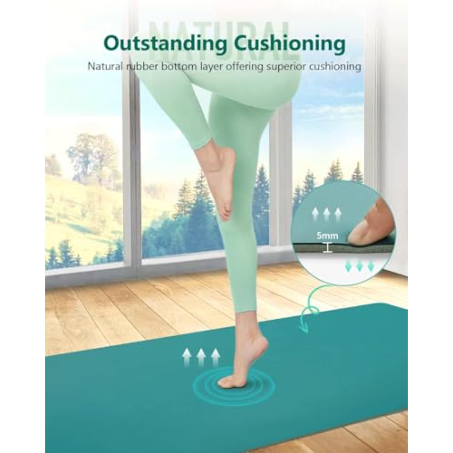 Tapete de Yoga de Goma para Yo - Pilates Yoga Hiit reseña y precio