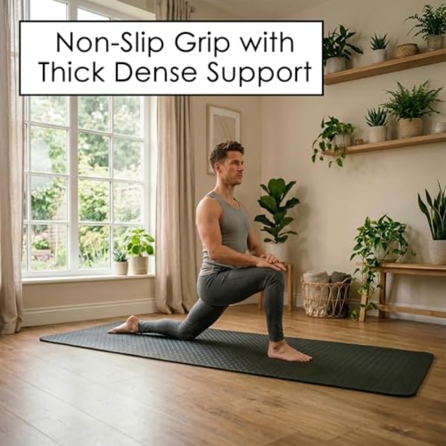 Esterilla de yoga para entrena - Pilates Yoga Mat Workout reseña y precio