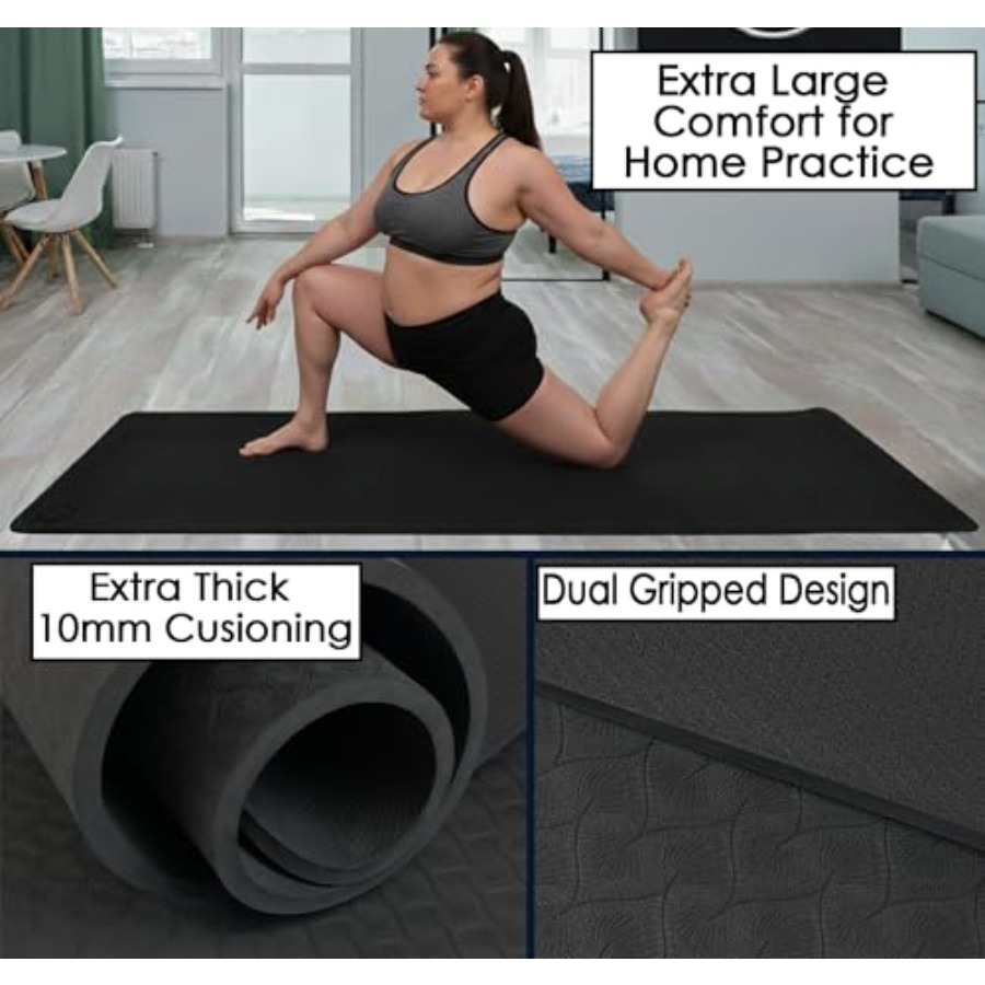 Esterilla de yoga para entrena - Pilates Yoga Mat Workout reseña y precio